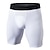 cheap Running Shorts-YUERLIAN Men&#039;s Compression Shorts Running Tight Shorts Athletic Underwear Bottoms Patchwork Spandex Fitness Gym Workout Performance Running Training Breathable Quick Dry Moisture Wicking Sport White