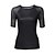cheap Women&#039;s Cycling Clothing-ILPALADINO Women&#039;s Short Sleeve Cycling Jersey Elastane Black Solid Color Plus Size Bike Jersey Top Mountain Bike MTB Road Bike Cycling UV Resistant Quick Dry Breathable Sports Clothing Apparel