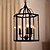 tanie Design świeczkowy-3 światła 35cm(13.8inch) Styl MIni Lampy widzące Metal Szkło Malowane wykończenia Retro 110-120V / 220-240V