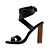 cheap Women&#039;s Sandals-Women&#039;s PU(Polyurethane) Spring &amp;  Fall / Spring &amp; Summer Sweet / Minimalism Sandals Chunky Heel Open Toe Buckle Black / Brown