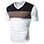 cheap Men&#039;s Shirts-Men&#039;s T shirt Solid Colored Color Block Patchwork Short Sleeve Athleisure Tops Basic V Neck Light Brown Gray White / Sports / Gym