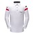 ieftine Îmbrăcăminte de golf pentru bărbați-Men&#039;s White Fuchsia Dark Blue Long Sleeve Lightweight Polo Shirts Golf Attire Clothes Outfits Wear Apparel