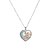 cheap Necklaces-Women&#039;s Cubic Zirconia Pendant Necklace Necklace Classic Dolphin Heart Hollow Heart European Fashion Modern Cute Chrome Silver 47.5 cm Necklace Jewelry 1pc For Gift Holiday Street Work Festival