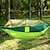 cheap Picnic &amp; Camping Accessories-Camping Hammock with Mosquito Net Double Hammock Outdoor Ultra Light Portable Breathable Anti-Mosquito Parachute Nylon with Carabiners and Tree Straps 2 person Camping Hiking Hunting Army Green