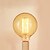 billige Glødelamper-6pcs 40 W E26 / E27 G125 Transparent Body Incandescent Vintage Edison Light Bulb 220-240 V / 110-120 V