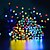 cheap LED String Lights-15m String Lights Outdoor String Lights 100 LEDs 1Set Mounting Bracket 1 set Warm White Cold White RGB Waterproof Solar Party Solar Powered