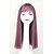 cheap Synthetic Trendy Wigs-Synthetic Wig Straight Jenifer Middle Part Wig Long Synthetic Hair 24INCH Women&#039;s Adjustable Heat Resistant Classic Purple