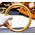 levne Módní náramky-Dámské Kotníkové náramky Klasika Radost stylové Titanová ocel Náramek šperky Zlatá Pro Dar Denní