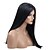 cheap Synthetic Trendy Wigs-Synthetic Wig kinky Straight Natural Straight Middle Part Wig Long Brown Jet Black #1 Synthetic Hair 24 inch Women&#039;s Synthetic Natural Hairline Middle Part Black BLONDE UNICORN