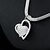 abordables Colliers-Collier Pendentif Femme Argent sterling Argent Cœur Amour Coeur creux dames Mariée Italien Tous les jours Argent Colliers Tendance Bijoux 1 pc pour Soirée Mariage Anniversaire Décontracté Quotidien