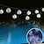 preiswerte LED Lichterketten-ramadan eid lichter marokkanischer ball diy outdoor lichterkettenwasserdichter strang metall marokkanische beleuchtung 30-50 leds ornament led saisonale lichterketten für garten hochzeitsfeierinnen