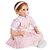 Χαμηλού Κόστους Κούκλες Μωρά-NPKCOLLECTION 22 inch NPK DOLL Κούκλες σαν αληθινές Παιδιά Αναγεννημένη κούκλα μωρών Νεογέννητος όμοιος με ζωντανό Χαριτωμένο Χειροποίητο Ασφαλής για παιδιά Σιλικόνη Βινύλιο 22&quot; με ρούχα και αξεσουάρ