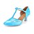 cheap Ballroom Shoes &amp; Modern Dance Shoes-Women&#039;s Modern Shoes Ballroom Shoes Heel Flared Heel Red Light Blue Yellow Buckle / EU41