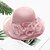 お買い得  パーティーハット-Tulle / Organza Hats / Headwear with Flower / Trim / Ruffle 1 Piece Wedding / Sports &amp; Outdoor Headpiece