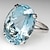 cheap Women&#039;s Jewelry-1pc Band Ring Ring For Aquamarine Women&#039;s Party Engagement Classic Copper Joy / Promise Ring