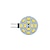 baratos Luzes LED de Dois Pinos-10pcs 3w disco bi-pin lâmpada led 300lm g4 smd5730 30w halogênio equivalente quente branco frio para luzes de disco rv reboques campistas automotivos
