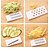 olcso Utensilios para frutas y verduras-5-in-1 Vegetable Grater Slicing Mandoline Vegetable Cutter Multifunction Adjustable Carrot Grater Onion Dicer Stainless Steel