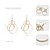 cheap Earrings-Women&#039;s Gold Drop Earrings Geometrical European Earrings Jewelry Gold For Daily 1 Pair