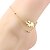 cheap Body Jewelry-Anklet feet jewelry Dainty Ladies Gypsy Women&#039;s Body Jewelry For Holiday Beach Double Layered Double Leather Alloy Elephant Sun pineapple flower Turtle
