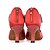 cheap Latin Shoes-Women&#039;s Latin Shoes Heel Splicing Flared Heel Black Red Blue Zipper