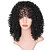 cheap Synthetic Wigs-Synthetic Wig Curly Afro Curly With Bangs Wig Medium Length Natural Black Synthetic Hair 14 inch Women&#039;s Synthetic Comfortable African American Wig Black / Doll Wig / For Black Women