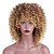 abordables Perruques pour mannequin-Perruque Synthétique Bouclé Afro Kinky Avec Frange Perruque Blond Moyen Blond Fraise / Medium Auburn Cheveux Synthétiques 14 pouce Femme Synthétique Confortable Perruque afro-américaine Blond