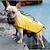 cheap Dog Clothes-Dog Cat Vest Life Vest Puppy Clothes Solid Colored Waterproof Sports Dog Clothes Puppy Clothes Dog Outfits Yellow Gray Costume for Girl and Boy Dog Terylene Nylon PVA S M L XL