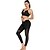 cheap Dance at home-Activewear Pants Split Joint Women&#039;s Training Performance Natural Elastic Elastane Polyster