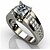 cheap Rings-Men Women Band Ring Cubic Zirconia Classic White Copper Joy Stylish 1pc 6 7 8 9 10 / Women&#039;s / Men&#039;s