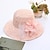 Недорогие Шляпы для вечеринки-Tulle / Organza / Net Hats / Headwear with Faux Pearl / Feathers / Fur / Appliques 1 PC Wedding / Outdoor / Horse Race Headpiece