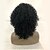 abordables Pelucas sintéticas de moda-Costume Accessories Synthetic Wig Afro Curly Jerry Curl Asymmetrical Wig Medium Length Jet Black Synthetic Hair 14 inch Women&#039;s Fashionable Design Synthetic Natural Hairline Black BLONDE UNICORN
