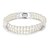 cheap Bracelets-Women&#039;s AAA Cubic Zirconia Bead Bracelet Braided Lucky Trendy Rock Pearl Bracelet Jewelry Silver For Graduation Work