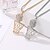 halpa Riipus-kaulakorut-Men&#039;s Pendant Necklace Classic Classic European Trendy Rock Chrome Gold Silver 65 cm Necklace Jewelry 1pc For Street Daily Holiday Festival