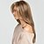cheap Synthetic Trendy Wigs-Synthetic Wig Bangs kinky Straight Side Part Wig Blonde Long Light golden Synthetic Hair 26 inch Women&#039;s Fashionable Design Smooth Women Blonde