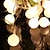 billige LED-kædelys-10 m Lysslynger 100 lysdioder 1set Varm hvid Dekorativ 220-240 V