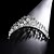 billige Hår Smykker-Women&#039;s Ladies For Homecoming Royalty Crystal Alloy Silver