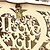 levne Svatební dekorace-ornamenty Dřevo 1 sada Svatební