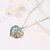 cheap Necklaces-Women&#039;s Cubic Zirconia Pendant Necklace Necklace Classic Dolphin Heart Hollow Heart European Fashion Modern Cute Chrome Silver 47.5 cm Necklace Jewelry 1pc For Gift Holiday Street Work Festival