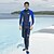 levne Nepomoci a potápěčské obleky-JIAAO Pánské Potápěčská kombinéza Potápěčské obleky UV ochrana proti slunci Krátký rukáv Plavání Patchwork Léto / Vysoká pružnost