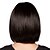 halpa Synthetic Trendy Wigs-Synthetic Wig Bangs kinky Straight Side Part Wig Short Black / Gold Synthetic Hair 14 inch Women&#039;s Fashionable Design Smooth Women Black