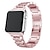 abordables correas de reloj de manzana-1 pcs Correa de Smartwatch para Apple  iWatch Apple Watch Series SE / 6/5/4/3/2/1 Series 8 7 6 5 4 3 2 1 SE Acero Inoxidable Reloj inteligente Correa Diamante brillante Pulsera de joyería Reemplazo