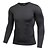 cheap Running Tops-Men&#039;s Compression Shirt Yoga Top White Black Fitness Gym Workout Running Tee Tshirt Base Layer Long Sleeve Sport Activewear Windproof Quick Dry Lightweight High Elasticity Slim