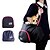 cheap Dog Travel Essentials-Dogs Cats Carrier &amp; Travel Backpack Shoulder Messenger Bag Pet Carrier Waterproof Portable Mini Solid Colored Black Gray