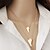 cheap Necklaces-Women&#039;s Layered Necklace Double Layered Double Arrow Ladies Personalized Basic Fashion Alloy Gold Necklace Jewelry For Special Occasion Birthday Gift Casual Daily