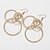 cheap Earrings-Women&#039;s Gold Drop Earrings Geometrical European Earrings Jewelry Gold For Daily 1 Pair