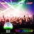 tanie Lampki nocne i dekoracyjne-Usb dj disco light led party światła przenośna kryształowa magiczna kula kolorowy efekt lampa sceniczna na domowe przyjęcie karaoke decor