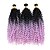 Недорогие Вязаные Крючком Волосы-Спиральные плетенки Afro Kinky плетенки Кудрявые косы Кудрявый Коробка косичек Естественный цвет Искусственные волосы Волосы для кос 3 предмета Волосы с окрашиванием омбре