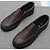 voordelige Hereninstappers &amp; loafers-Heren Comfort schoenen PU Lente Loafers &amp; Slip-Ons Zwart / Bruin / Donker Grijs