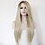 baratos Perruques synthétiques à dentelle-Synthetic Lace Front Wig kinky Straight Layered Haircut Lace Front Wig Blonde Long Light golden Synthetic Hair 24 inch Women&#039;s Women Ombre Hair Red Blonde Sylvia