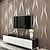 cheap Geometric &amp; Stripes Wallpaper-Solid Color Strip Wallpaper Wall Covering Brick Flocking Non Woven Home Décor for Living Room Bedroom Background 1000x53cm/393.7&#039;&#039;x20.87&#039;&#039;